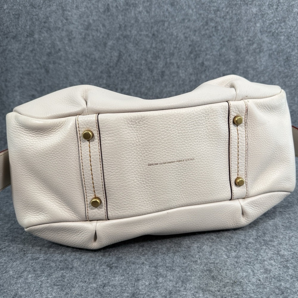 Coach Cream Leather Hobo with Brown Trim - Picture 6 of 16